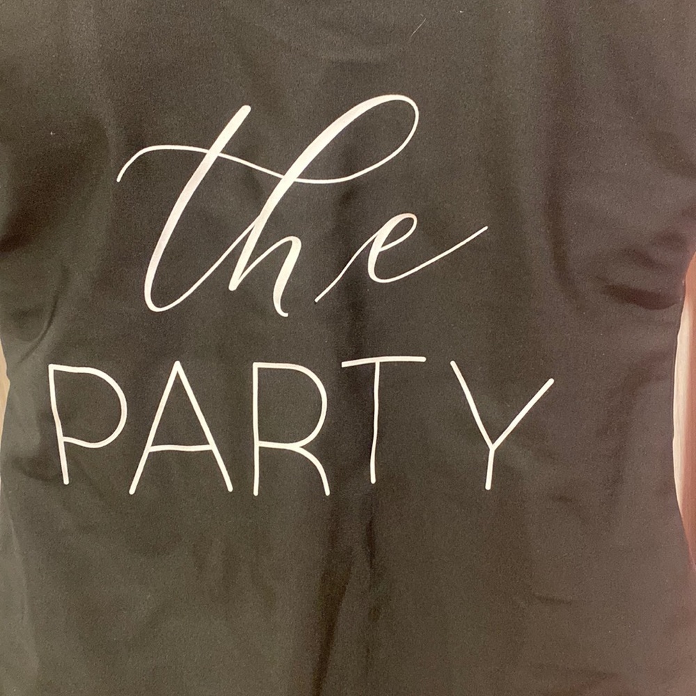 NWOT “The Party” black bathing suit